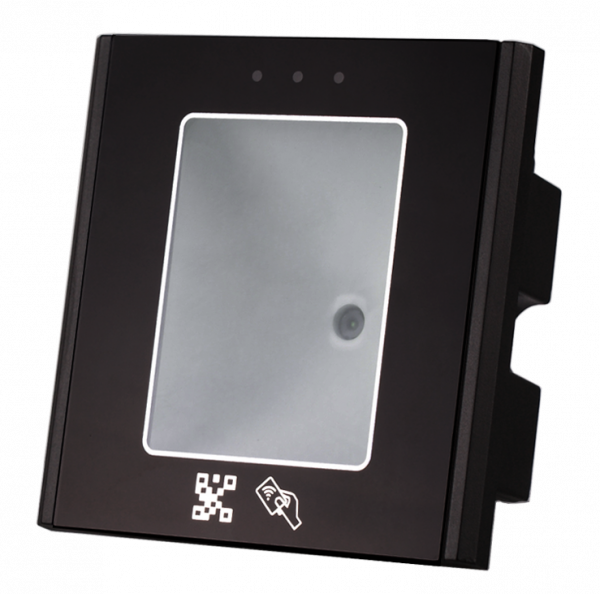 Считыватель QR-кода и карт формата Mifare для врезного монтажа