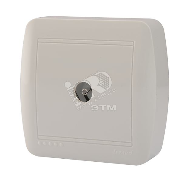 Демет Розетка ТВ проходная белый