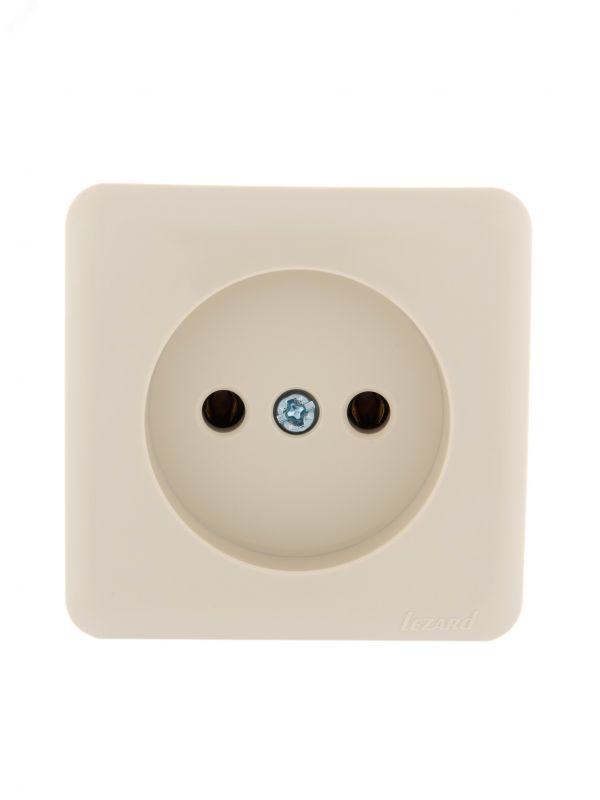 VIOLA Розетка б/з керамика крем (12шт/144шт)