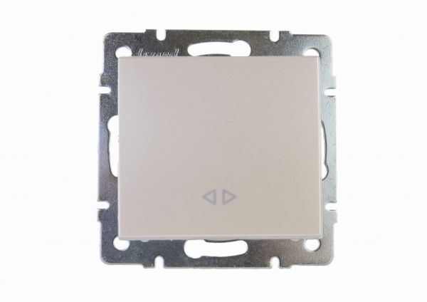 Выключатель RAIN промежуточный жемчужно-белый перламутр механизм