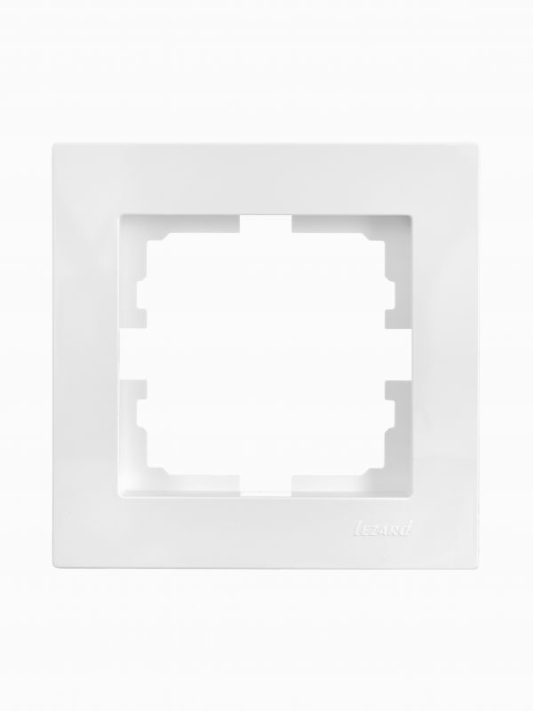 VESNA Рамка 1-ая горизонтальная б/вст белая