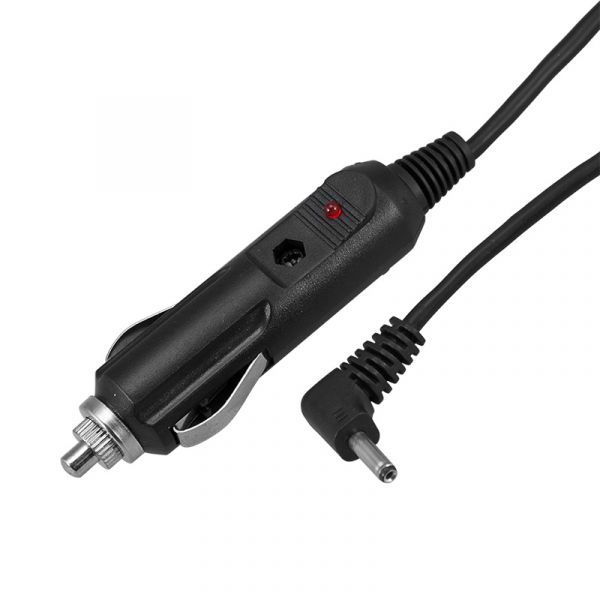 Автозарядка с индикатором 1.4х3.4 разъем АЗУ шнур прямой 1.5 м