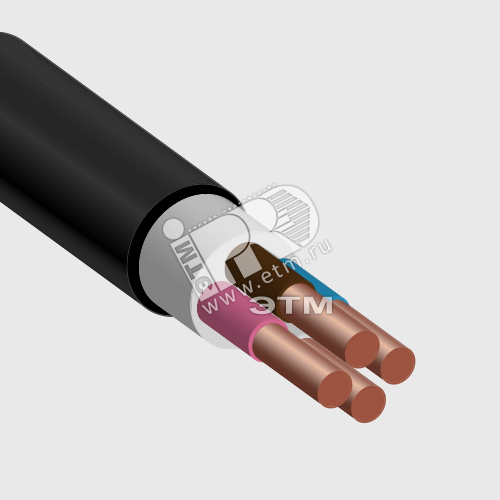 Кабель силовой ВВГнг(А)-LS 4х16ок(N)-0.660 однопроволочный ТРТС