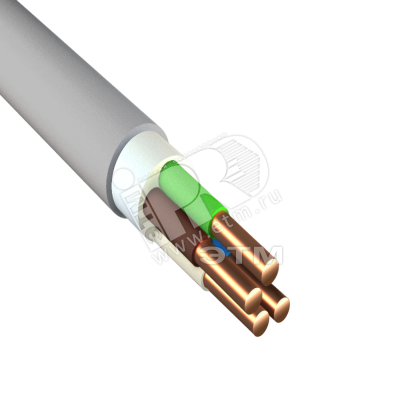 Кабель силовой NYM 4*2.5 ТРТС