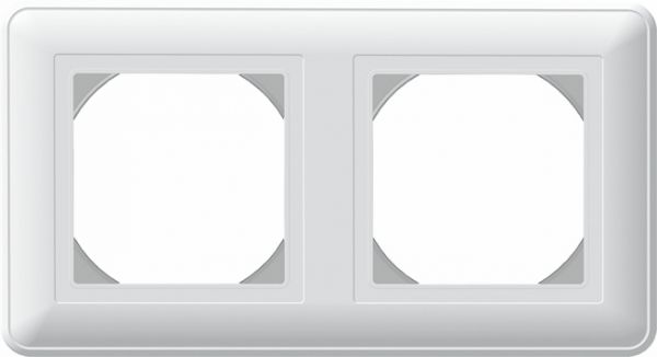W59 Рамка 2 поста IP44 белая