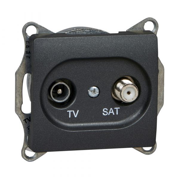 Розетка GLOSSA TV-SAT оконечная 1DB механизм