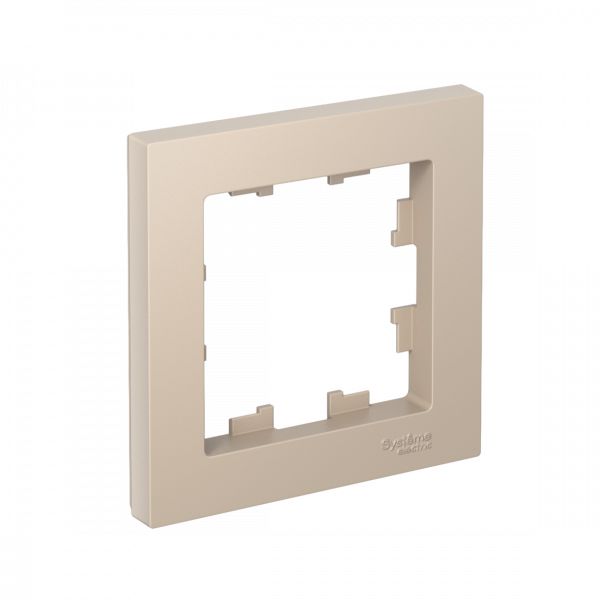 ATLASDESIGN рамка однопостовая, ПЕСОЧНЫЙ