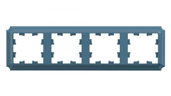 ATLASDESIGN ANTIQUE 4-постовая рамка, универсальная, ИЗУМРУД