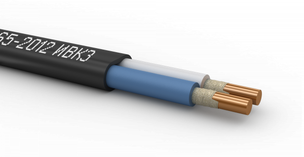 Кабель силовой ВВГ-Пнг(А)-FRLSLTx 2х1.5 ок (N)-0.66 ТРТС
