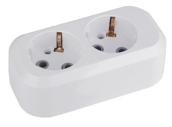 Колодка 2 гнезда, зазeмл 10/40/1400 KX-2e