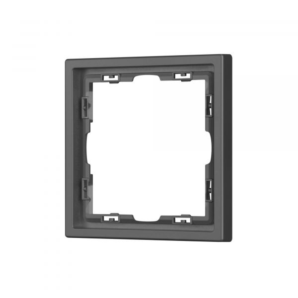 Рамка пластиковая FRM-NOBE-SFPL-1-GR, Серый, 1 пост