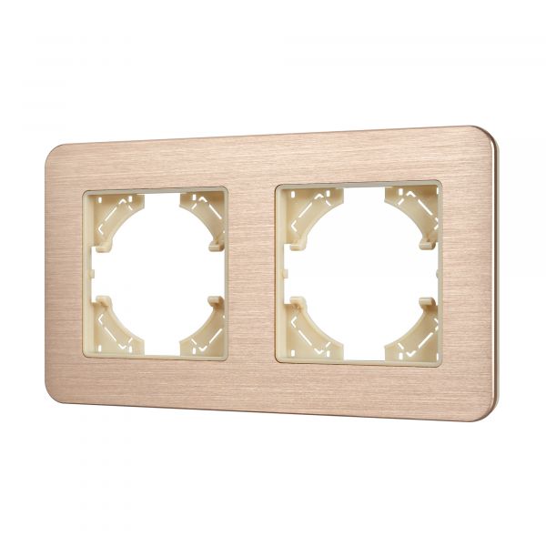 Рамка алюминиевая FRM-AKIRY-AL-2-GD