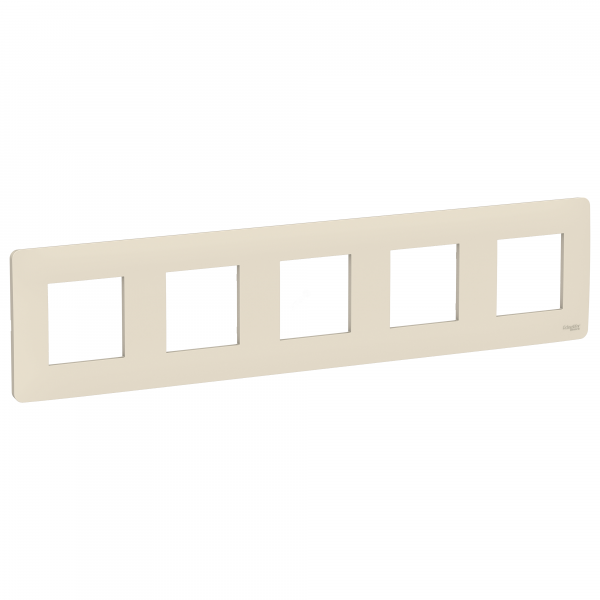 Рамка UNICA STUDIO пятипостовая бежевый