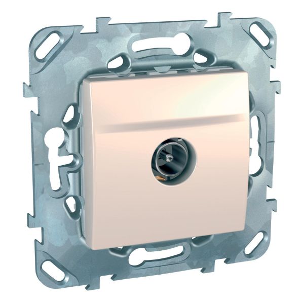 UNICA Розетка телевизионная TV оконечная бежевая