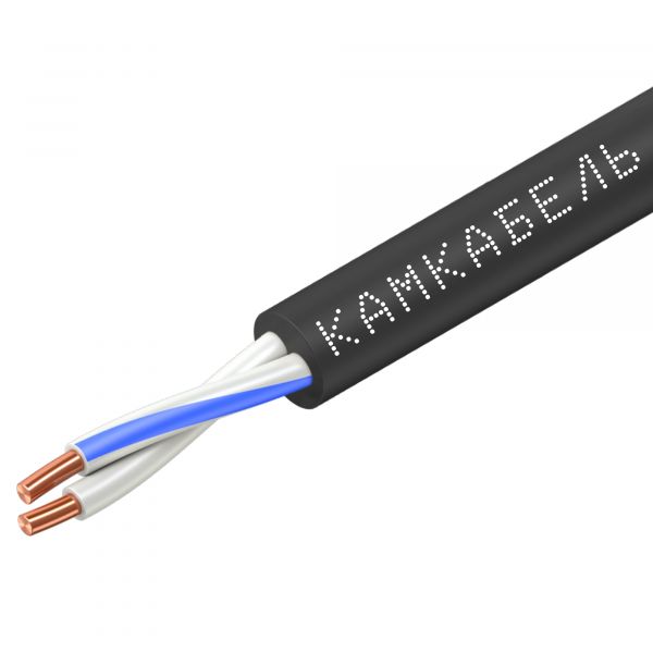 Кабель силовой ВВГнг(А)-LS 2х4ок(N)-0,66 уп-100м