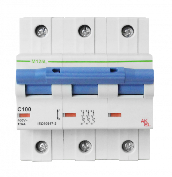 Выключатель автоматический ВА47-M125L-3P-C100-DC 3P/100A/C/6кА