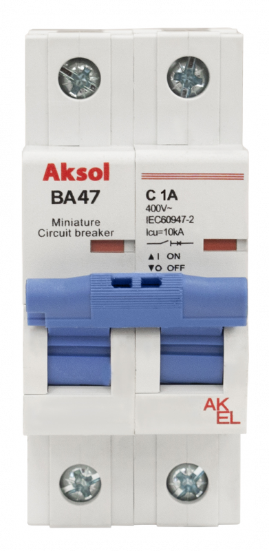 Выключатель автоматический ВА47-MCB-H-AKSOL-2P-C40-AC 2P/40A/С/10кА