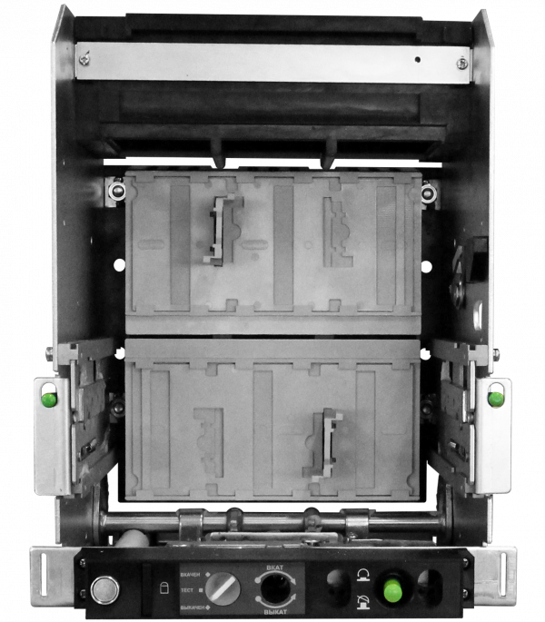 База выкатная ВБ53-ГГ/ВК (800~1000A) с горизонтальным расположением выводов с клеммой вторичной коммутации