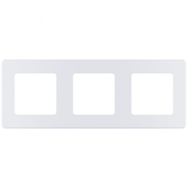 Рамка 3-местная жемчуг INSPIRIA