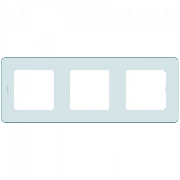 Рамка 3-местная мятный INSPIRIA