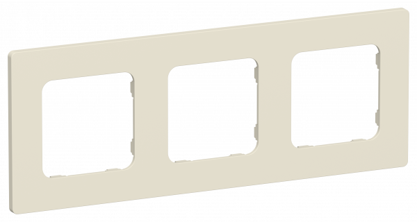 FLITE CLASSIC Рамка 3-местная РУ-3-К-ФлСл сливочный IEK