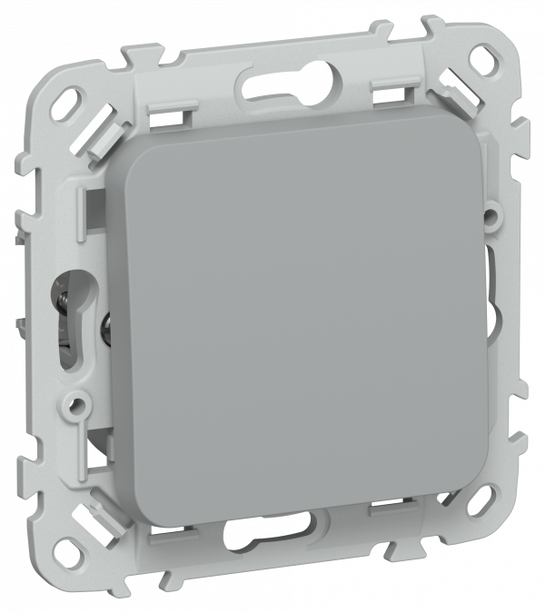 FLITE Выключатель 1-клавишный перекрестный 10А ВС71-1-0-ФлС серый IEK