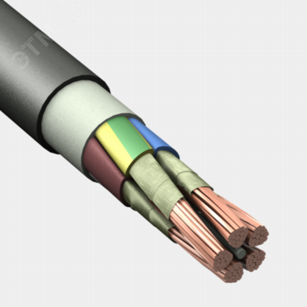 Кабель силовой ППГнг(А)-FRHF 5х185мс(N.PE)-1      многопр оволочный