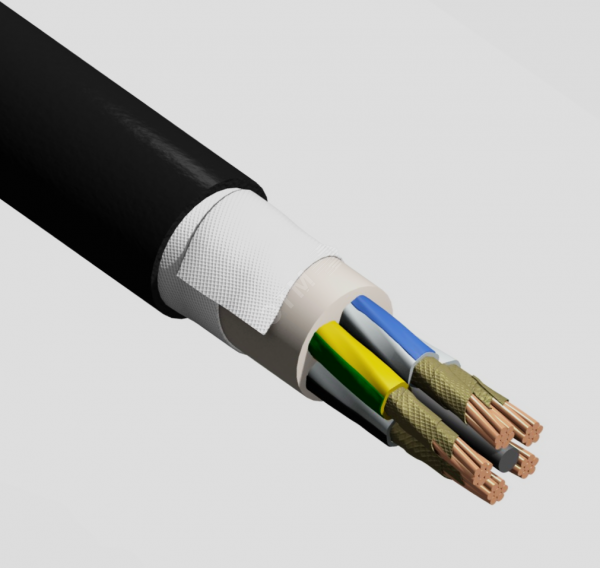 Кабель силовой ПвПГнг(А)-FRHF 5х25мк(N, PE) - 1 ТРТС