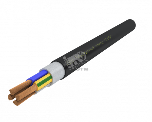 Кабель силовой ППГнг(А)-HF 4х150мс (PE)-1 многопроволочный черный (барабан)