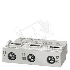 ДОП. КОНТАКТ, МОНТАЖ СБОКУ . 2НО, ДЛЯ АВТОМАТИЧЕСКОГО ВЫКЛЮЧАТЕЛЯ, ТИПОРАЗМЕР S00..S3