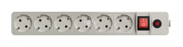 Фильтр сетевой с заземлением ПВС 3-0.75 серый 7м