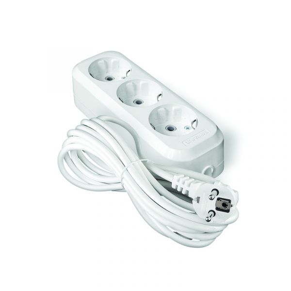 Удлинитель Е-303А ПВС 3*1,5 ,3 гнезда, с заземлением, 10м еврослот