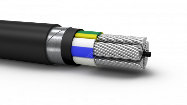 Кабель силовой АВБШв 5х95мс(N, PE)-1 ТРТС многопроволочный ВНИИКП