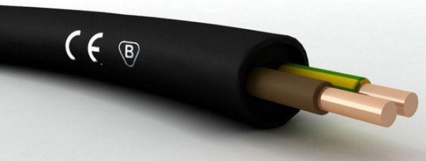 Кабель силовой ВВГнг(А) 2х1,5 ок (N)-1 ТРТС