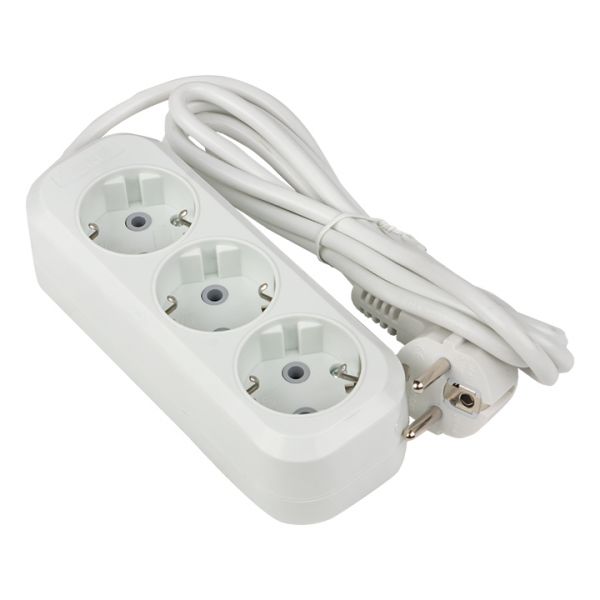 Удлинитель Эксперт 3 гнезда 5 метров 16А/3,0кВт с заземлением ПВС 3х1 PROxima