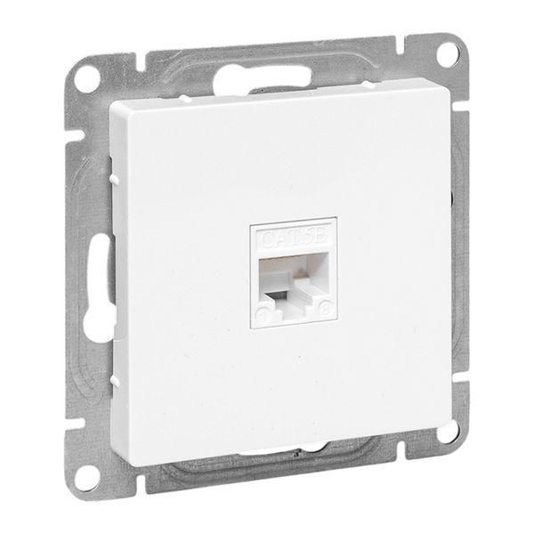 Эпика Механизм розетки RJ45 (cat5) белый EKF