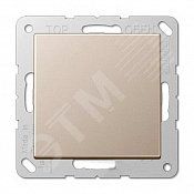 Розетка штепсельная SCHUKO 16A 250V с защитой от влажности шампань