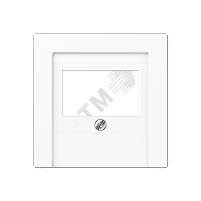 Накладка для USB розетки (ТАЕ гнезда)  Серия A500  Материал- дуропласт  Цвет- белый