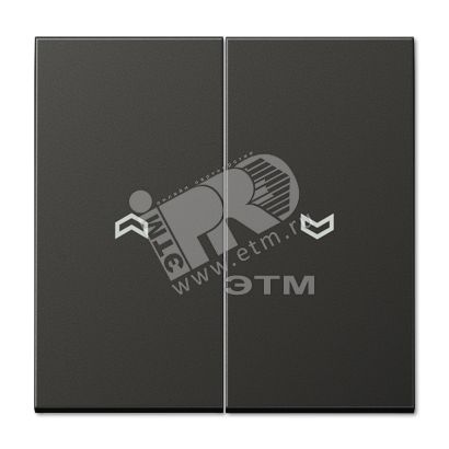 Клавиши для выключателя управления жалюзи  антрацит