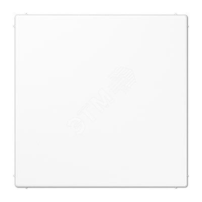 Крышка без отверстий для произвольных вырезов (с несущей платой)  Серия LS990  Материал- термопласт  Цвет- белый