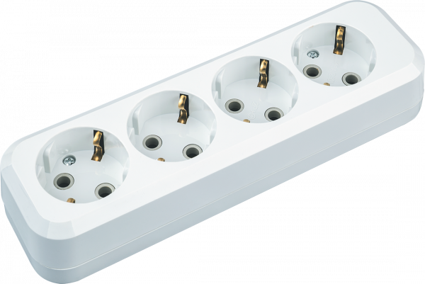 Колодка NCA-BL01-04-E-WH 4гн с/з пластик