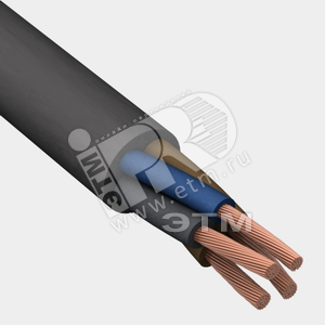 Кабель силовой КГтп-ХЛ 3х4+1х2.5 ТРТС