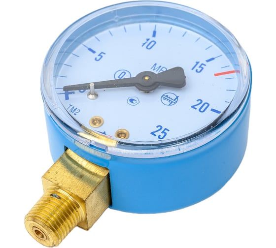 Манометр кислородный Физтех МП2-Уф 0-25 МПа кт.2,5 d.50 IP40 M12х1,5 РШ Кис (O2) 4687205178312