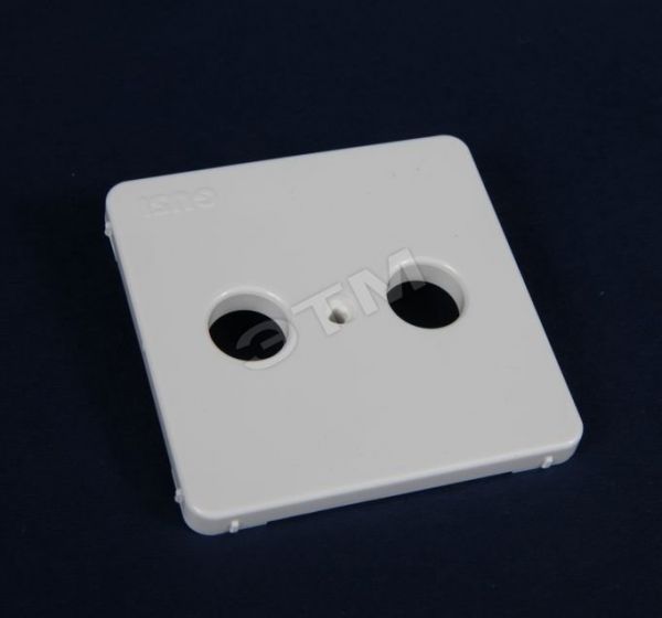 Накладка для телевизионной TV розетки белая