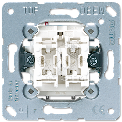 Выключатель 2-клавишный. Механизм. 10A 250V