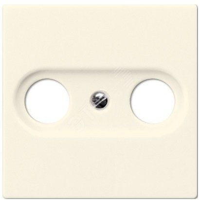 Накладка для телевизионной розетки (TV-FM)  Серия A500  Материал- дуропласт  Цвет- слоновая кость