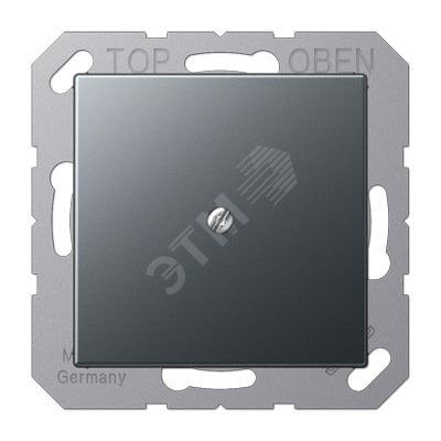 Кабельный вывод с разгрузкой натяжения (с несущей платой)  Серия A500  Материал- термопласт  Цвет- матовый антрацит