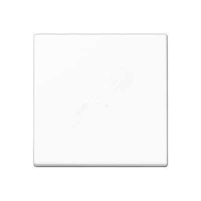 Клавиша 1-я для выключателей и кнопок  без подсветки. Серия A500  Материал- дуропласт  Цвет- белый