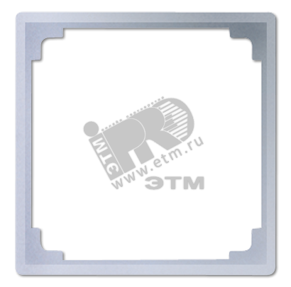 Рамка промежуточная для монтажа изделий с платой 50х50мм алюминий