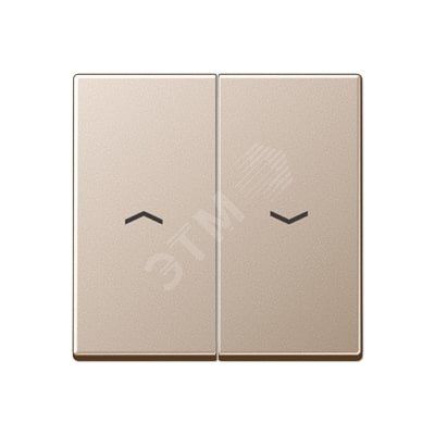 Клавиша для жалюзи выключателя, шампань